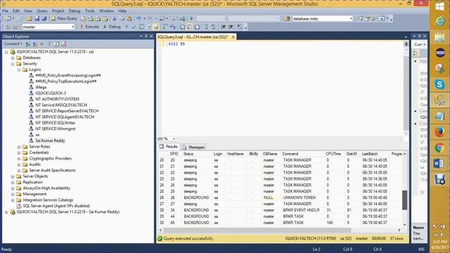 How to delete user logins in SQL Server смотреть онлайн
