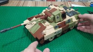 WW-2 В мире Лего. Обзор на немецкий танк пантера от компании Sluban.