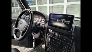 Большой монитор для Mercedes w463 без замены торпедо, альтернатива Comand ntg 5.1, G-class