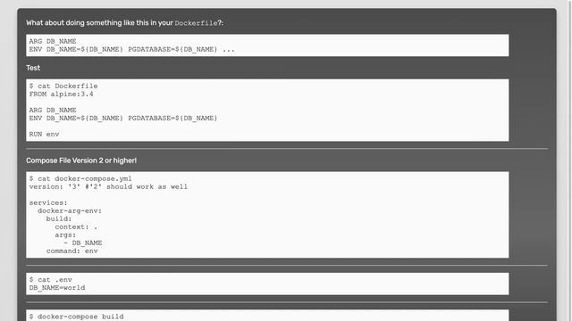 docker .env file reuse declared variables смотреть онлайн