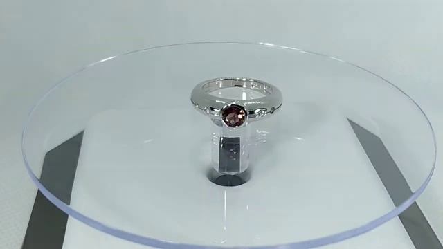 Кольцо с натуральным бразильским розовым турмалином 5 мм Размер 16 Серебро 925 смотреть онлайн