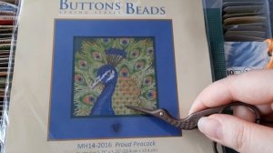 Покупки. Милл Хилл НОВОСТИ. Новинки, процесс MH14-2016 Proud Peacock