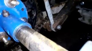 Трицикл из эндуро. Крепление натяжителя цепи