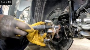 замена заднего ступичного подшипника ... nissan kicks #подвеска #ходовая #нисан