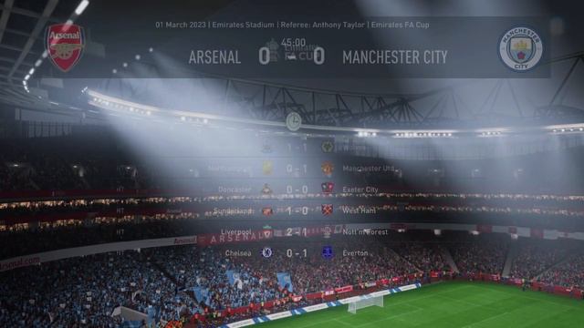 FIFA 23 | Arsenal Vs Manchester City | FA Cup | PC Gameplay | Full HD