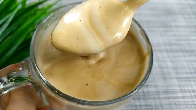 Божественный Дальгона-кофе из растворимого кофе с сахаром и без сахара☕☕