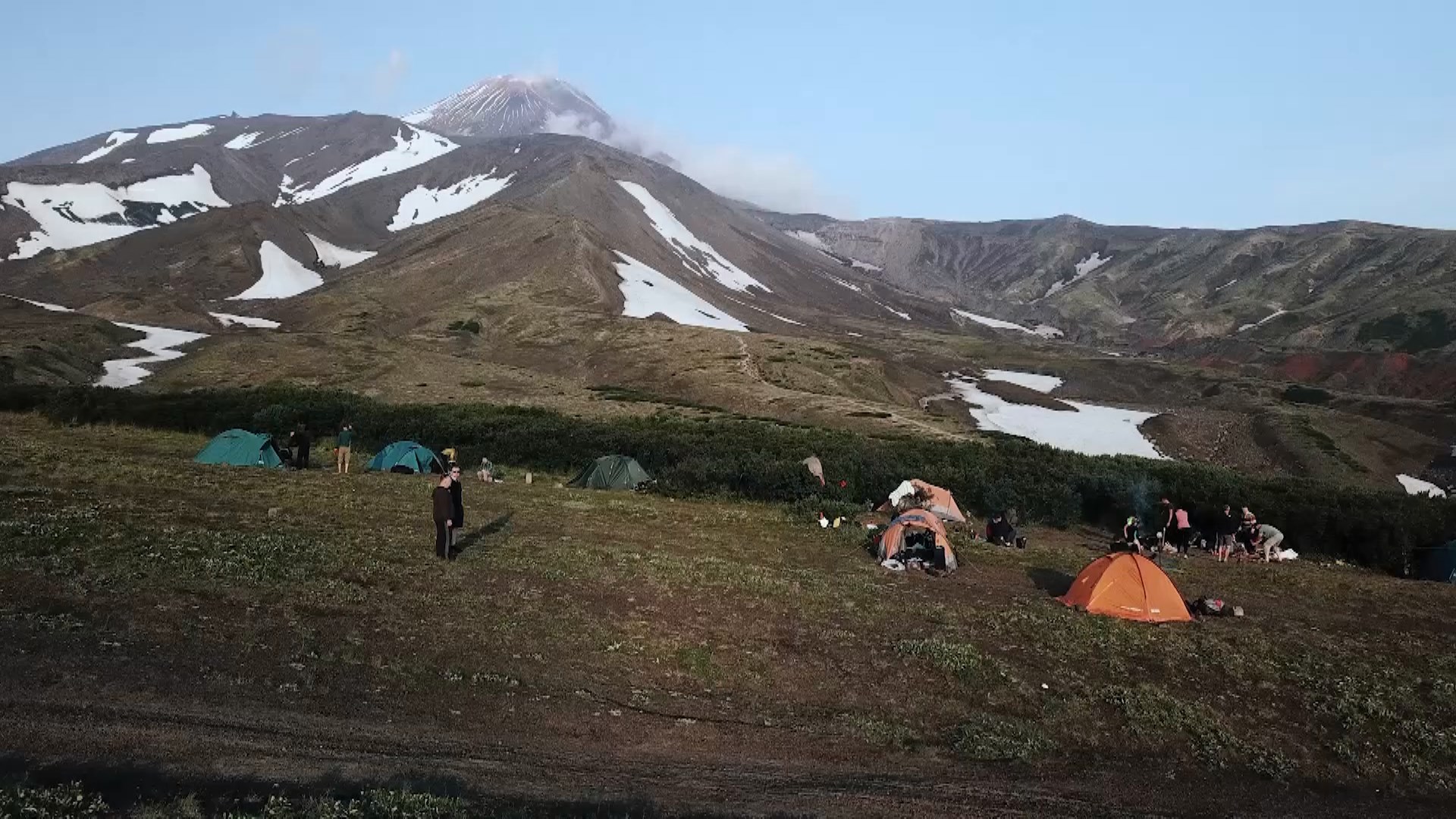 Путешественники на Камчатке