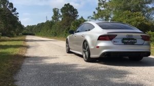 Audi RS7 с выхлопной системой Armytrix