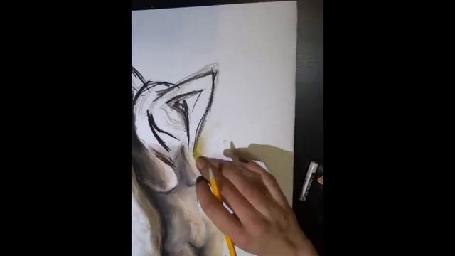 Рисунок пастелью. Рисунок для начинающих. Как нарисовать человека. смотреть онлайн