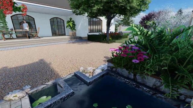 Проект ландшафтного дизайна Апрель 2019 (Green House Одесса) смотреть онлайн