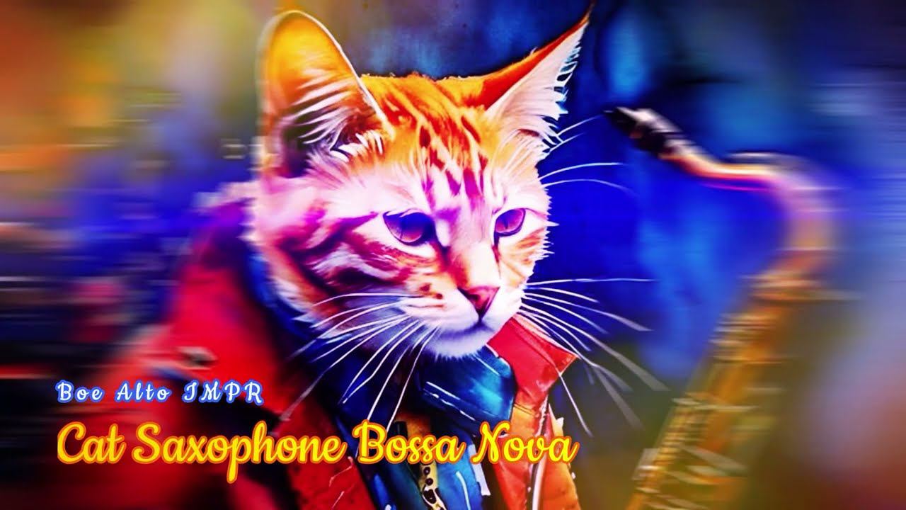 Cat Saxophone Bossa Nova - Кошачья Босса-Нова