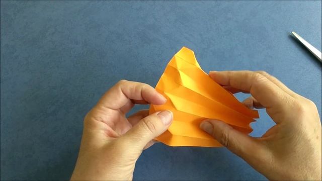 Кусудама из "гармошек". Шар из бумаги оригами. Kusudama accordion