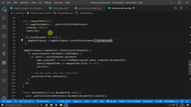 Flutter and Firestore realtime Pagination смотреть онлайн
