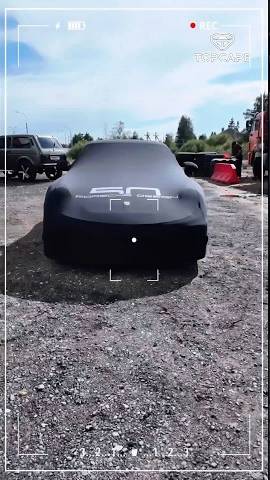 Декоративно-защитный тент-чехол для PORSCHE 911 Turbo S. Полное видео у нас на канале☝@TopCape-