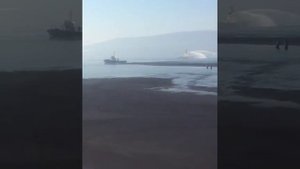 Угольная пыль Бухта порт Восточный город Находка