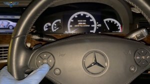 Mercedes S class 2012 w221 service message reset