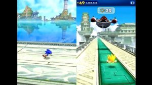 Sonic Dash Sonic VS Super Sonic Gameplay (iOS, Android) Part 1