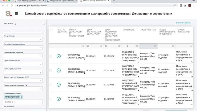 Проверка декларации соответствия на подлинность единый реестр. Проверка декларации соответствия на подлинность единый реестр