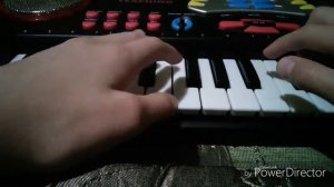 Как научиться играть на пианино отрывок из песни Зима