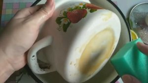 ЖИР ОТВАЛИТСЯ! СУПЕР СПОСОБ!КАК ОТМЫТЬ ОЧЕНЬ ГРЯЗНУЮ СТАРУЮ КАСТРЮЛЮ