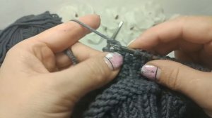 Как связать мужскую шапку/Быстро и просто спицами для начинающих