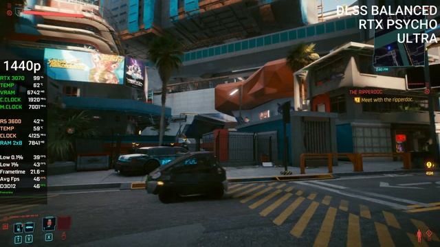 Cyberpunk 2077 | RTX 3070 + Ryzen 5 3600 | RTX ON/OFF + DLSS ALL Settings | 1080p - 1440p - 2160p смотреть онлайн