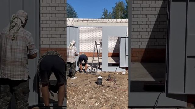 Монтаж гаражных ворот в городе Иваново. смотреть онлайн