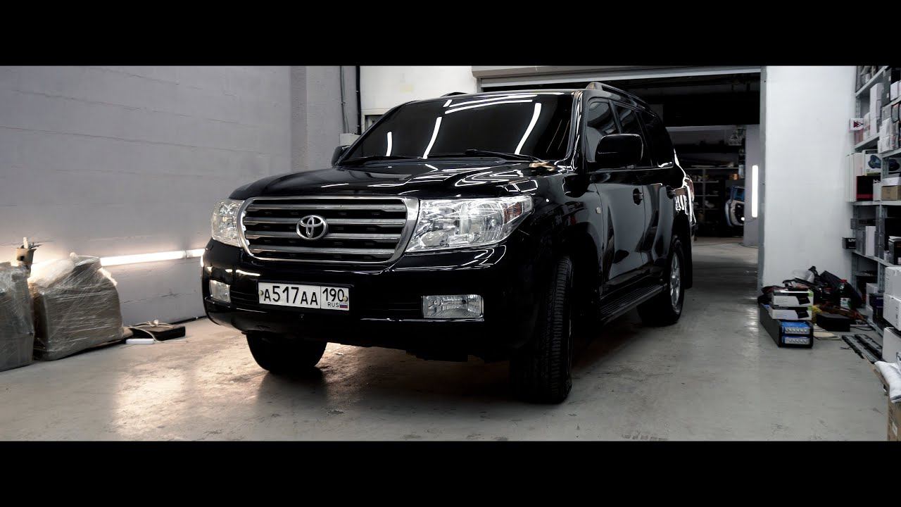 Круговой обзор и мультимедиа головное устройство в Toyota Land Cruiser 200. RedPower 750 смотреть онлайн