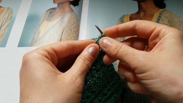 Вяжем эффектный вафельный узор 📣 knitting pattern. смотреть онлайн