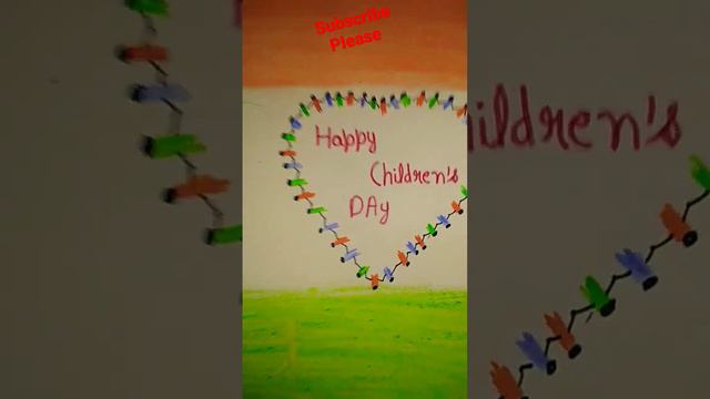 drawing of children day tutorial #short #drawing #trending