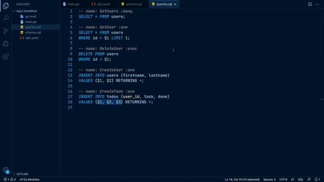 sqlc - Generate your Go database code with ease смотреть онлайн