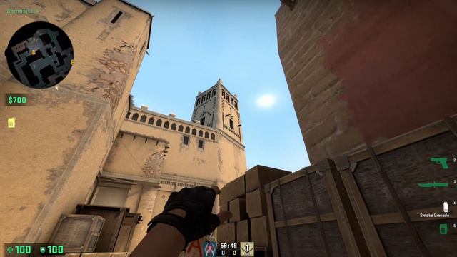 CSGO Smoke tutorial [Mirage] - Ticket Booth Smoke from Tetris