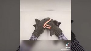 Shark mittens )))