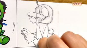 Drawing Roblox-Rainbow Friends are Dead/R.I.P Rainbow Friends/Corrupted Baby Rainbow Friends