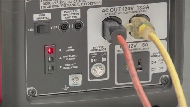 Honda EU2000i Portable Generator Operation