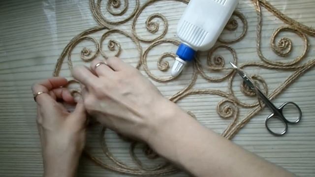 Сердечное панно в стиле шебби-шик/Мастер-класс смотреть онлайн