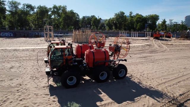 Началась подготовка к проведению «ВолгаФест 2022» на пляже Самарской набережной смотреть онлайн