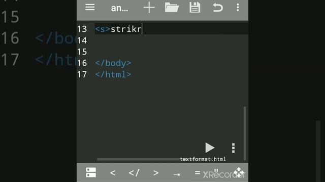 Text formatting tags in HTML | HTML bold italics underline del ins  text | html text formatting tag