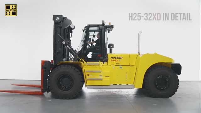 Обзор погрузчиков Hyster XD г/п 25-32 тонны