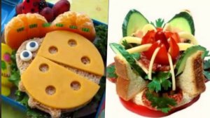 Забавные бутерброды для детей Идеи украшения детских бутербродов и сэндвичей