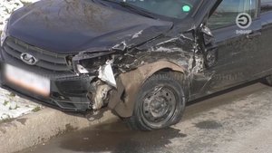 СЕРЬЕЗНОЕ ДТП НА УЛИЦЕ СОРОК ЛЕТ ПОБЕДЫ. ПОСТРАДАЛИ ДВА ЧЕЛОВЕКА.