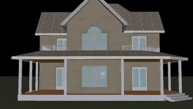 Проект дома № Ц-55 мансардный без гаража. смотреть онлайн