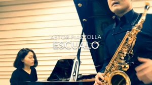 A.Piazzolla :Escualo (saxophone & piano)