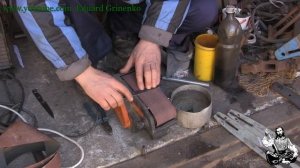 Как сделать нож, кухонный, своими руками, из шины бензопилы