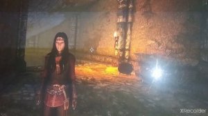 Skyrim Riverwood dragon attack princess Raven vampire she's hard to find & her castle is invisible