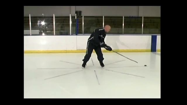 Упражнение "Колесо". Хоккей. Работа с клюшкой.