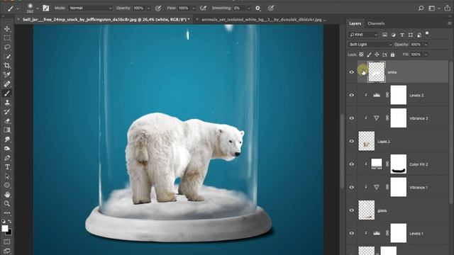 How to Make Snow Globe in Photoshop смотреть онлайн
