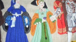 Kings and Queens of England embroidery of Rosemary Jessop