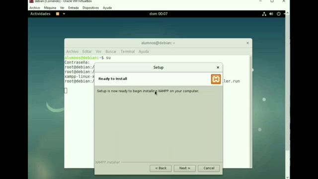 tutorial como instalar un servidor web en debian 9 (xampp). смотреть онлайн