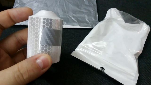 Посылка из Китая. Светоотражающая лента - серебро. смотреть онлайн